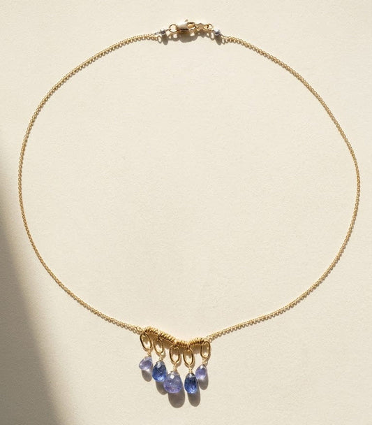 Purple Haze Briolette Necklace