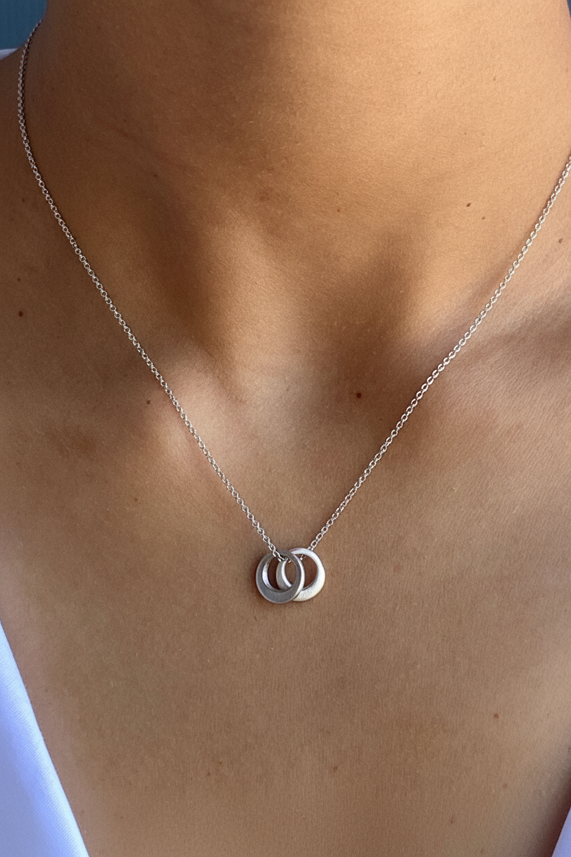 Two Little Circles Necklace