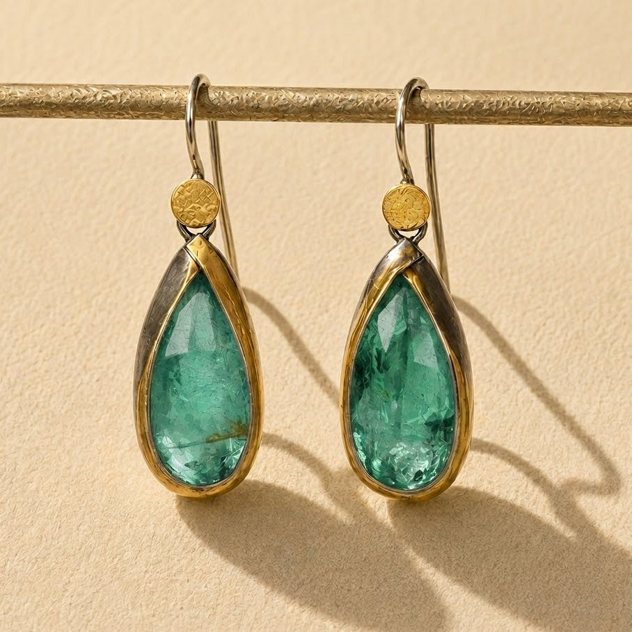 Teardrop Fold Earrings