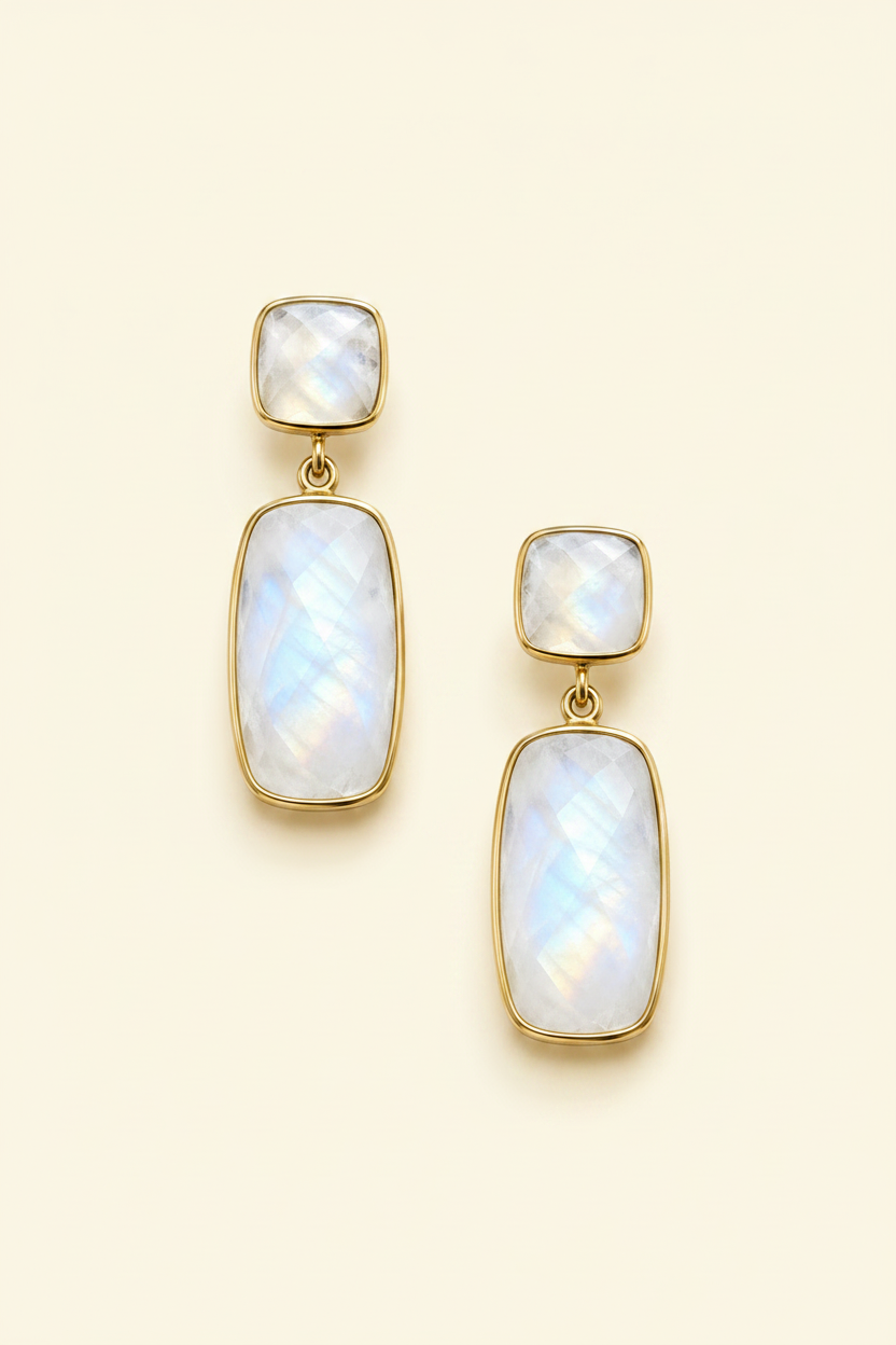 Double Gems Earrings