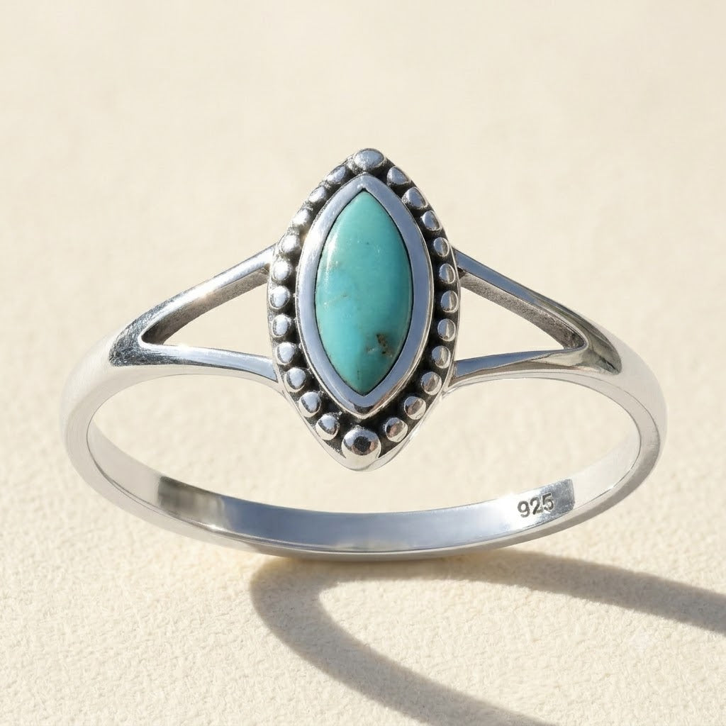 Turquoise Marquise Ring