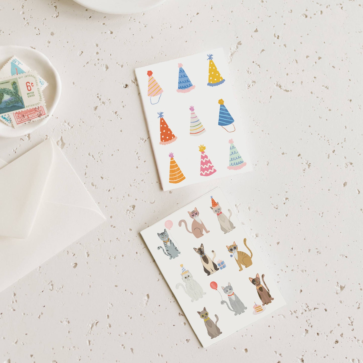 Birthday Hats Mini Card