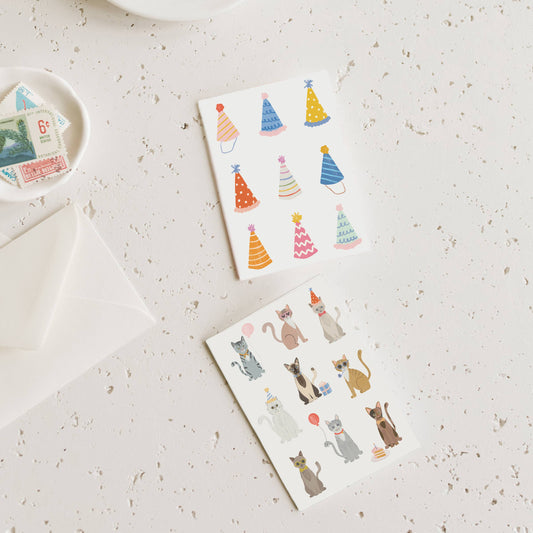 Birthday Hats Mini Card