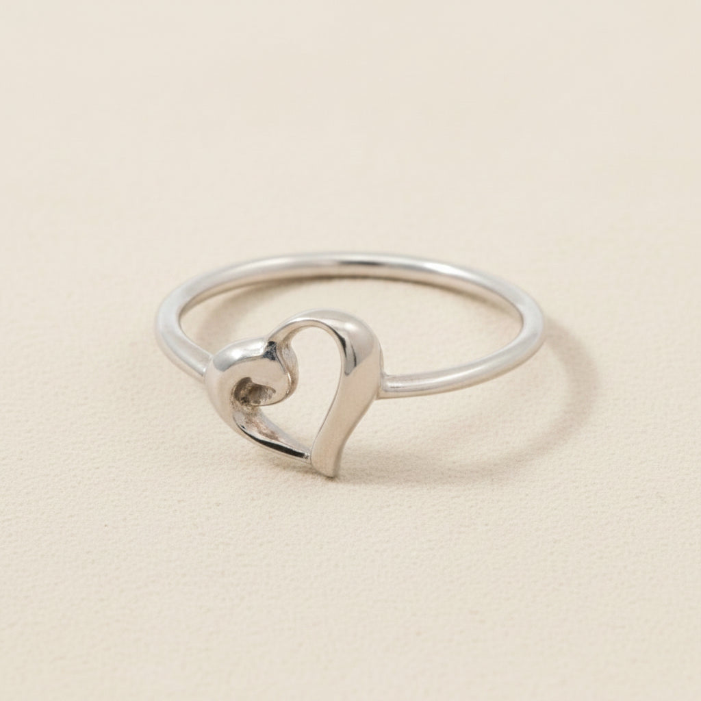 Infinite Loop Heart Ring