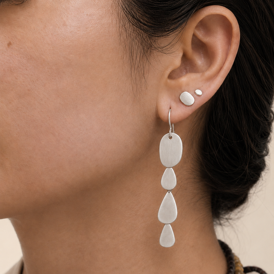Abstract Organic Cascade Earrings