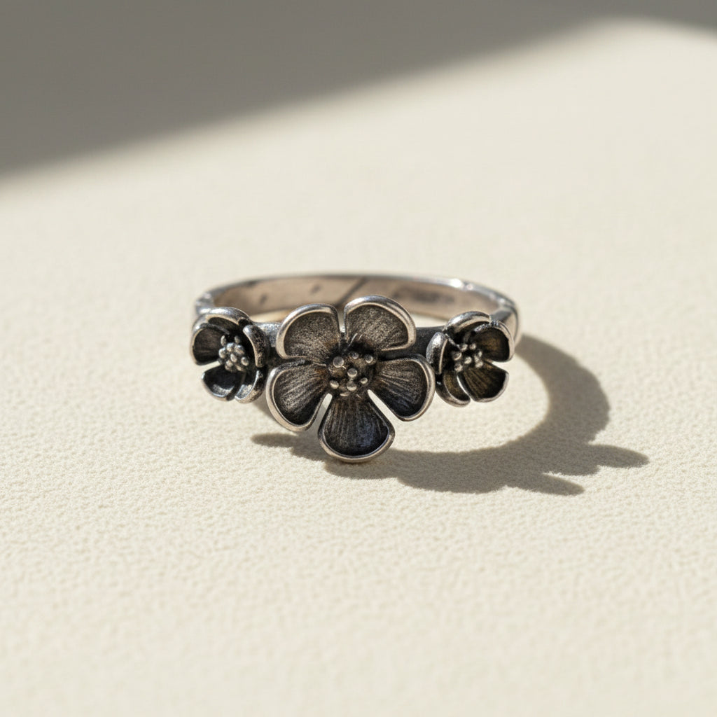Three Blooms Ring