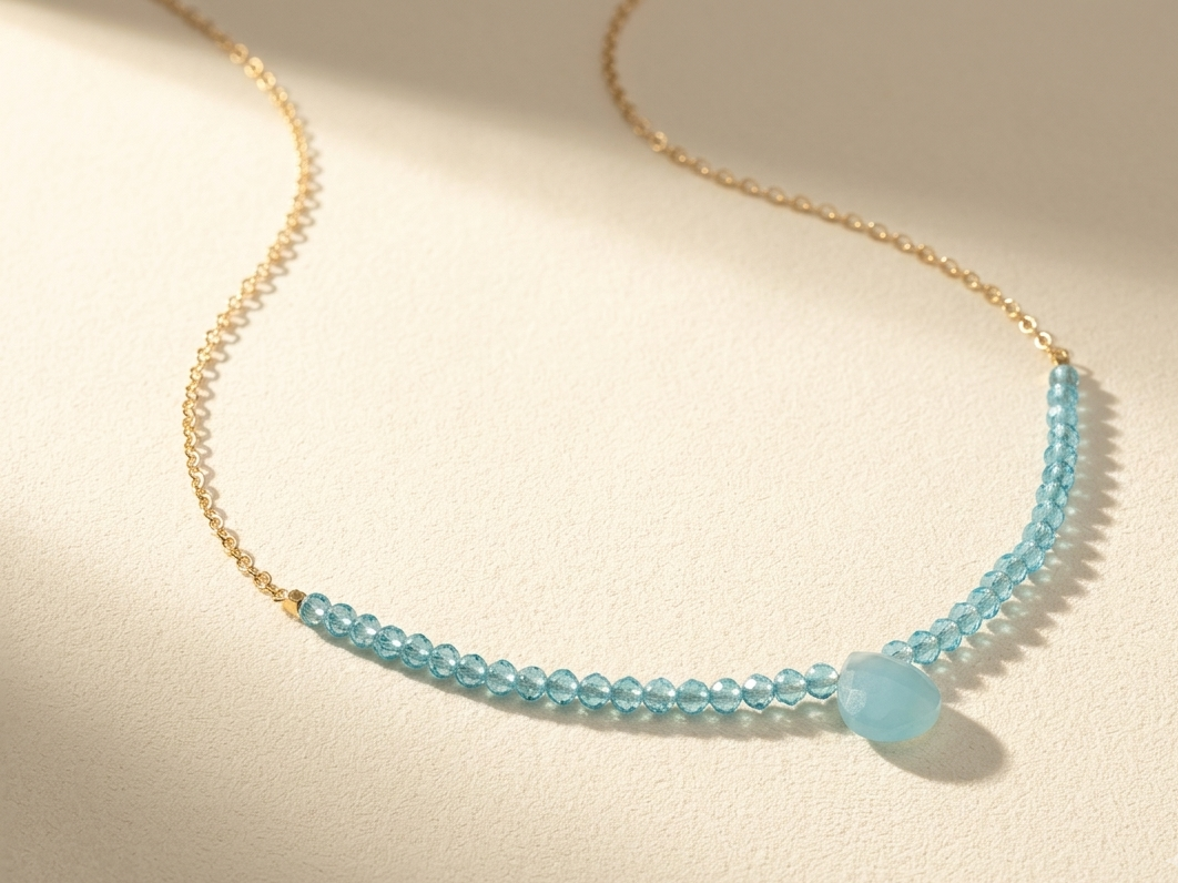 Beaded Stones Necklace