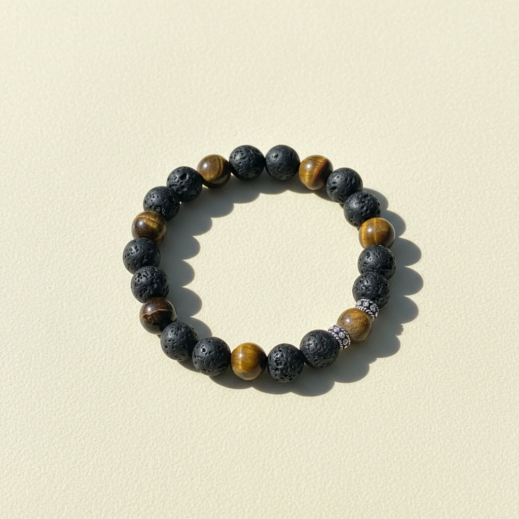 Ember & Ash Beaded Talisman Bracelet