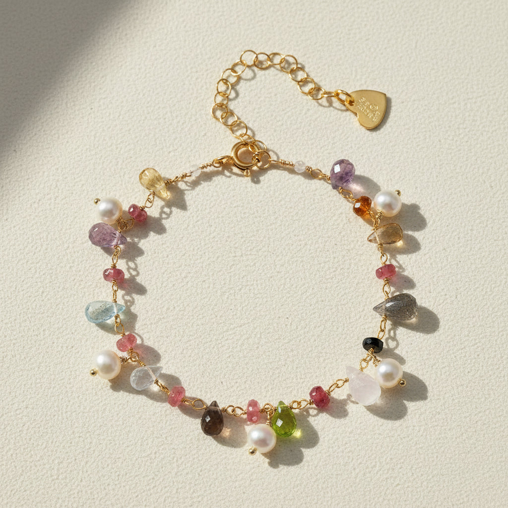 Wildflower Freshwater Pearl Bracelet