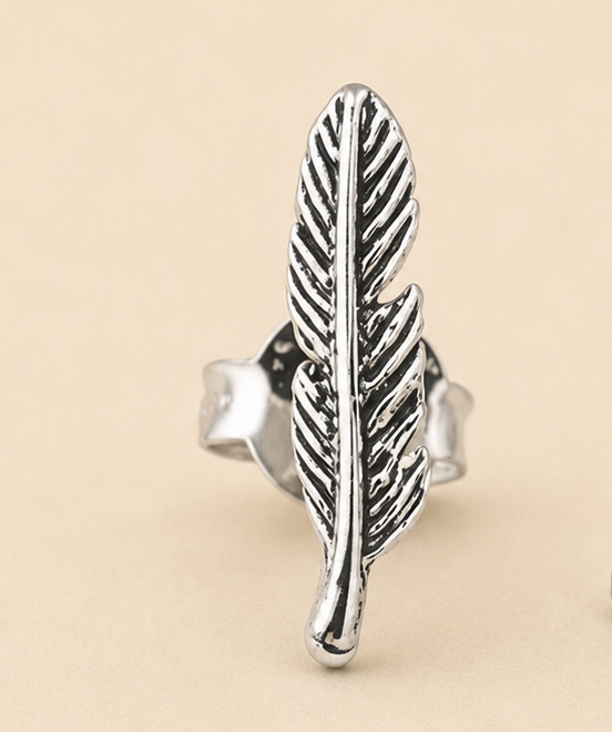 Feather Stud Earrings
