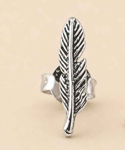 Feather Stud Earrings