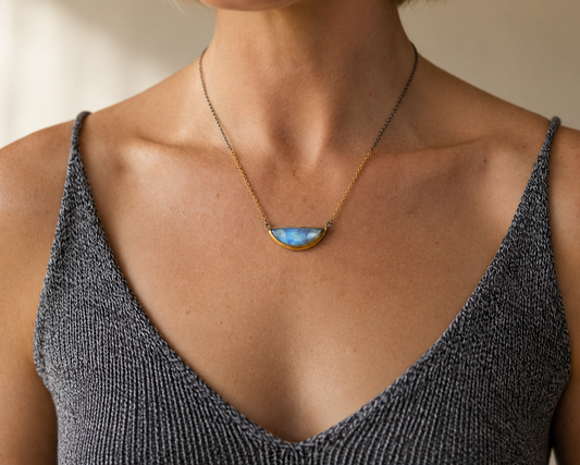 Crescent Split Necklace