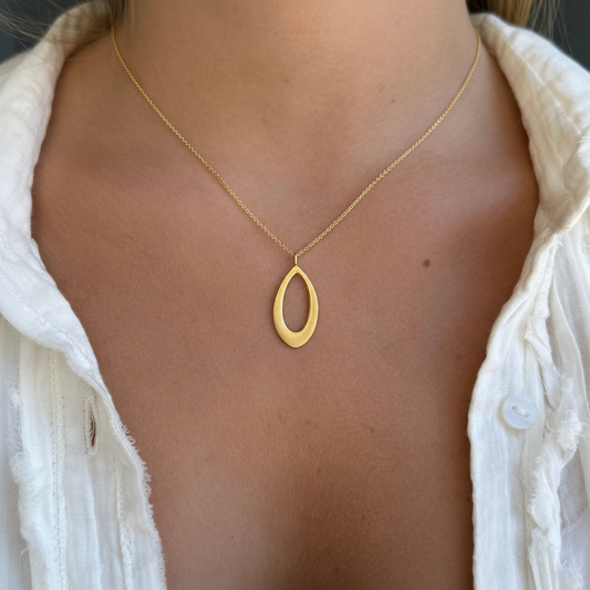 Organic Leaf Necklace