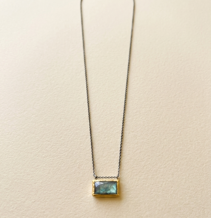 Rectangle Fold Necklace
