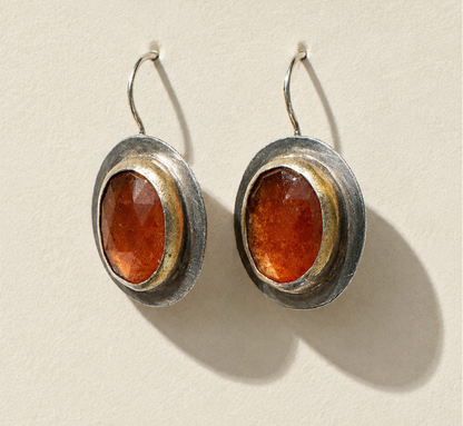Crescent Rim Hook Earrings