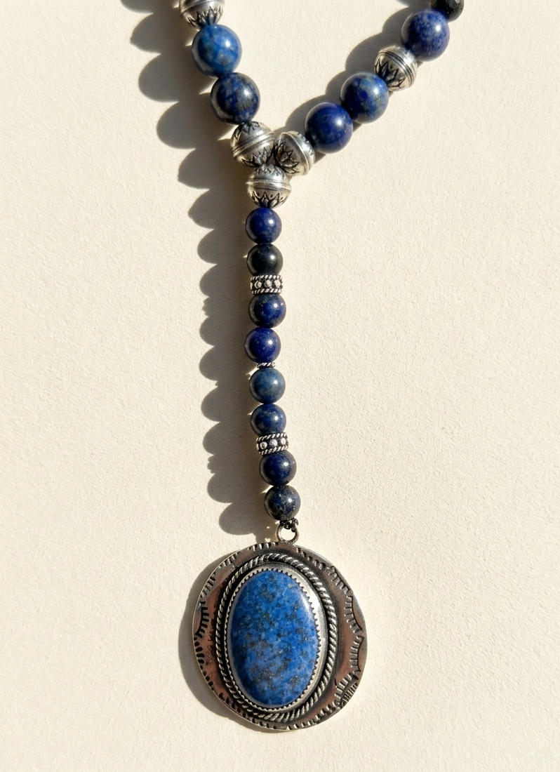 Unyielding Truth Beaded Lariat Necklace