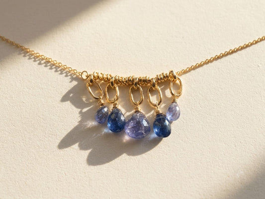 Purple Haze Briolette Necklace