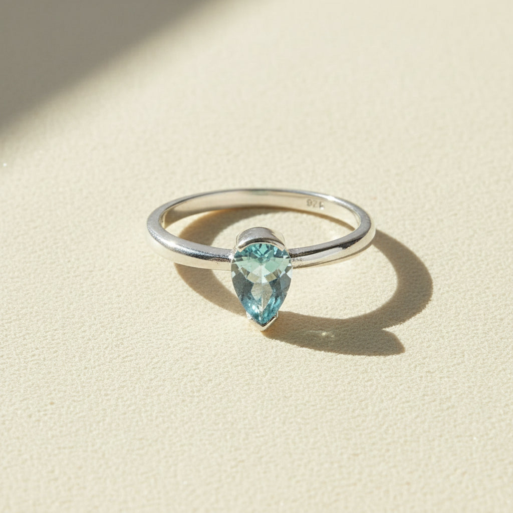 Marquis Cut Gemstone Ring