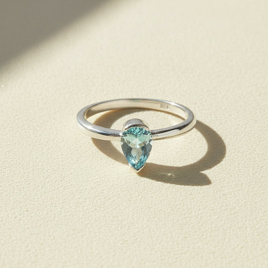 Marquis Cut Gemstone Ring