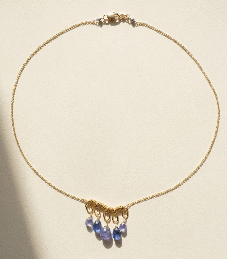 Purple Haze Briolette Necklace