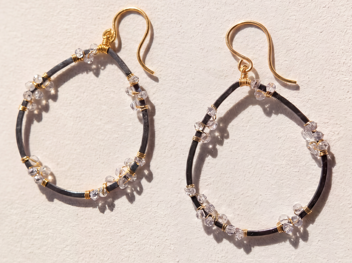 Crystal Kissed Teardrop Earrings