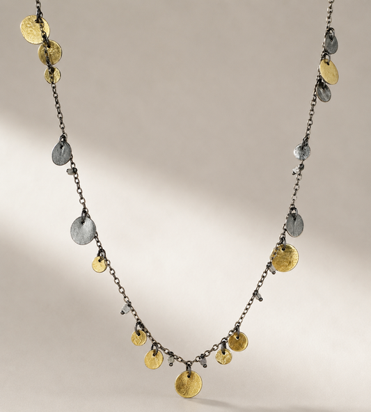 Shimmering Dot Necklace