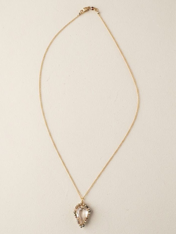 Pastel Wrapped Pendant Necklace
