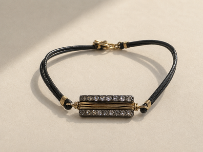 Pave Diamond Bar Bracelet