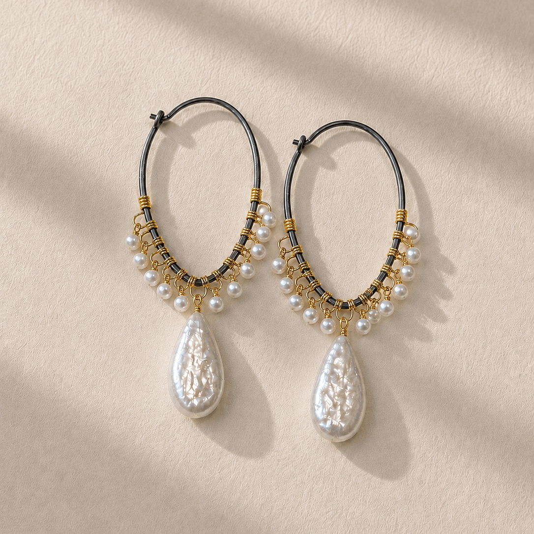 Freshwater Pearl Shimmer Earrings