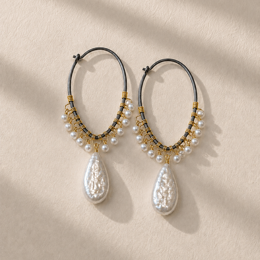 Freshwater Pearl Shimmer Earrings