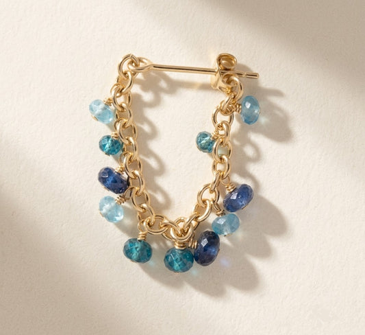 Sea Mix Chain Earrings