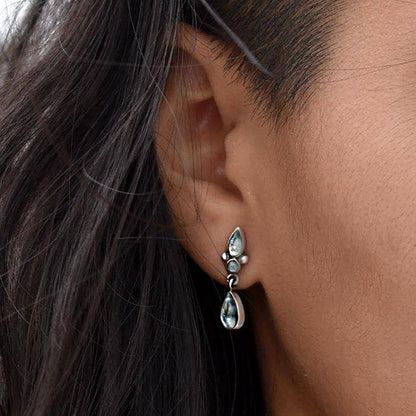 Lotus Drop Studs