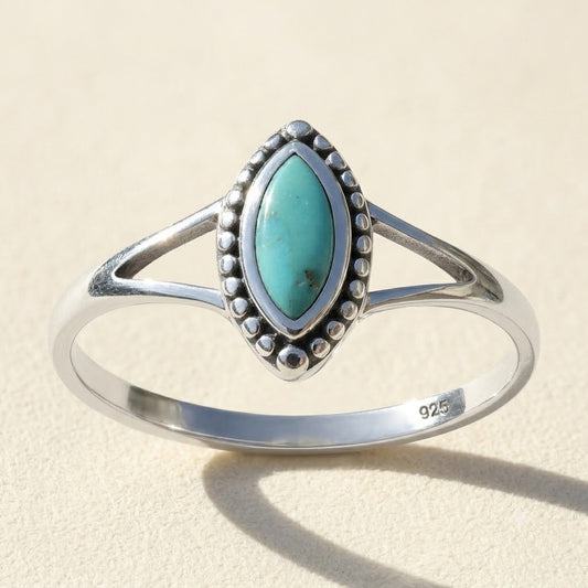 Turquoise Marquise Ring