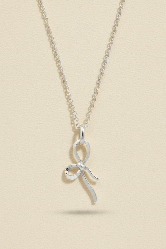 Bow Tie Ribbon Necklace