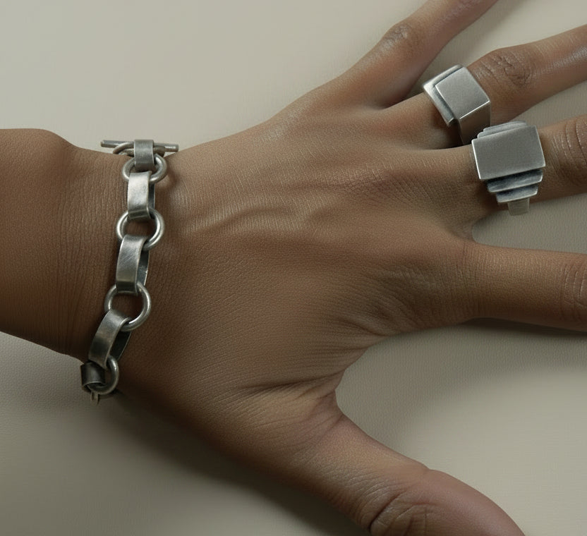 Victorian Circle Link Bracelet