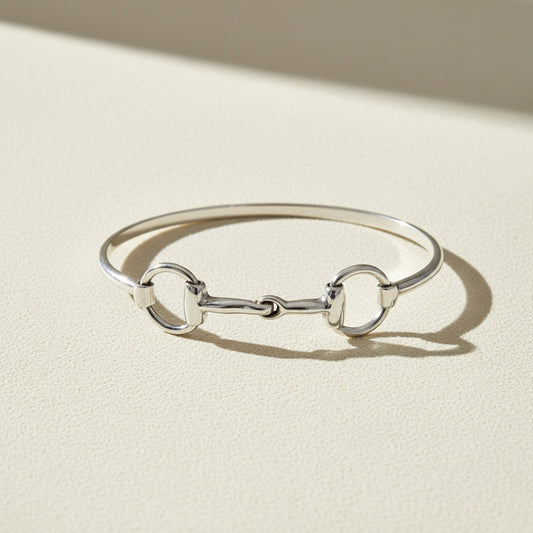 Horse-Bit Bangle Bracelet
