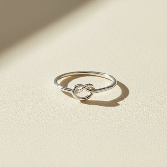 Dainty Love Knot Ring