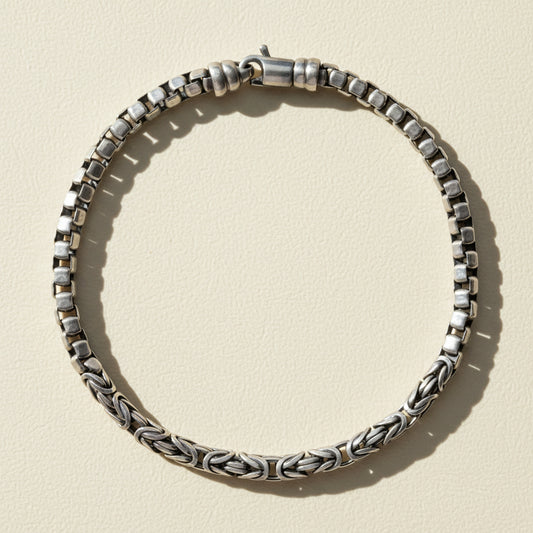 Box & Byzantine Chain Bracelet