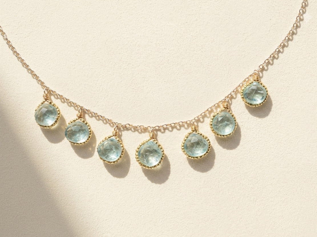 Beaded Briolettes Necklace
