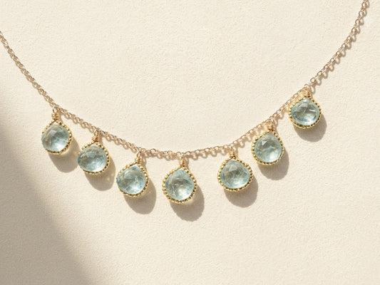 Beaded Briolettes Necklace