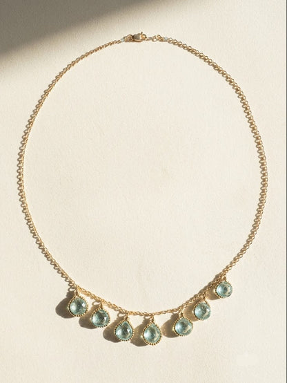 Beaded Briolettes Necklace