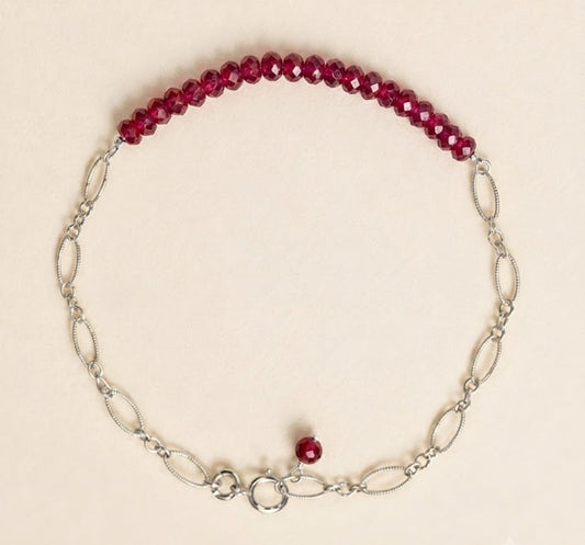 Beaded Stone Bracelet