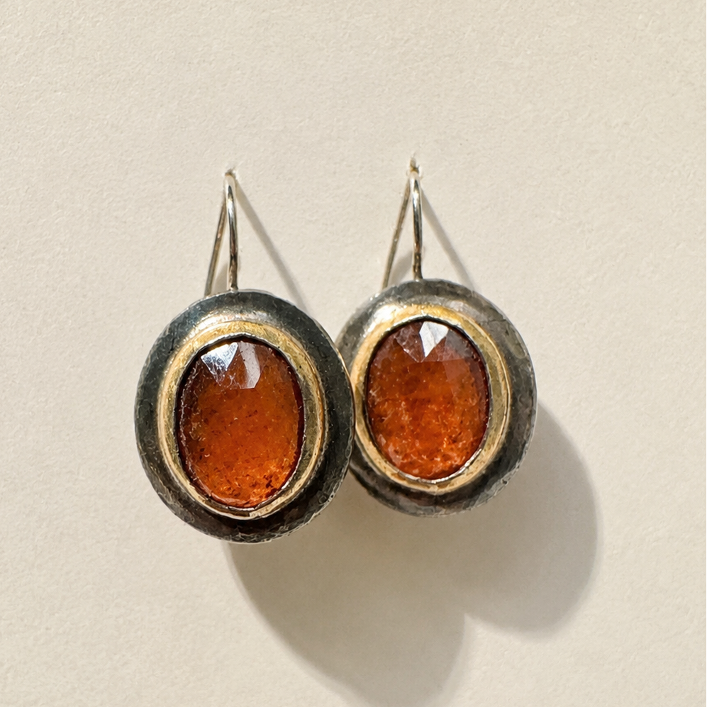 Crescent Rim Hook Earrings