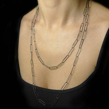 Paper Clip Handmade Chain Necklace