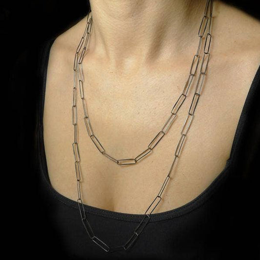 Paper Clip Handmade Chain Necklace