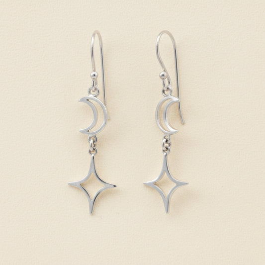 Luna Star Dangle Earrings