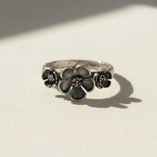 Three Blooms Ring
