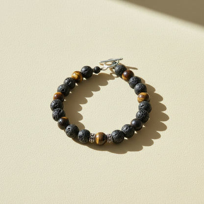 Ember & Ash Beaded Talisman Bracelet