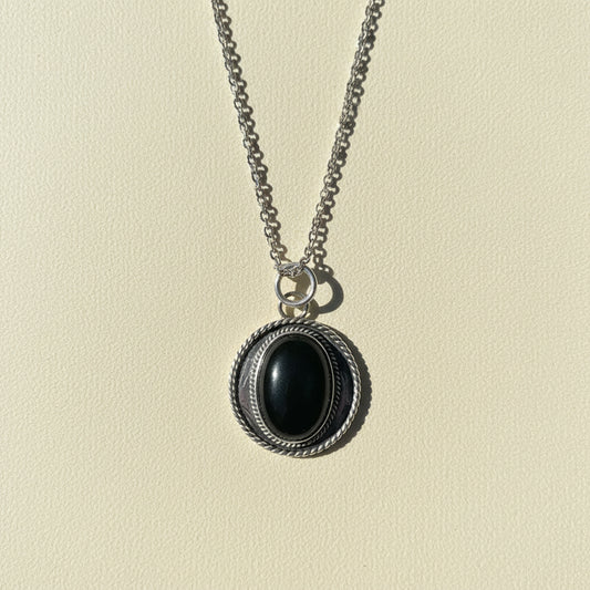 Dark Horse Shield Necklace