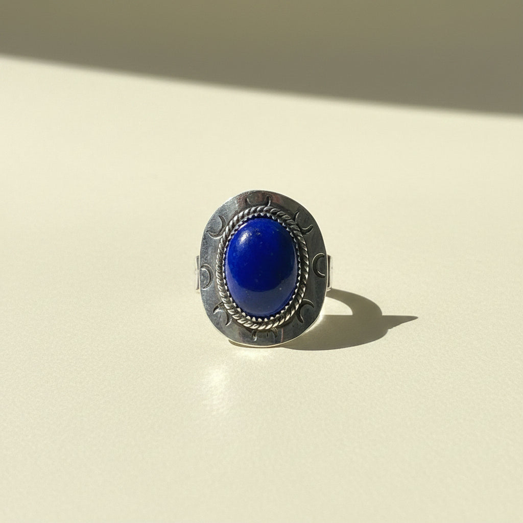 Midnight Rider Shield Ring